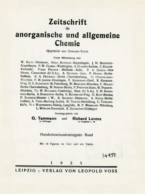 Articolo da pag. 383 a 389 "Zur Frage der richtigen Ausfuhring und Deutung Der quantitative spektralanalyse"