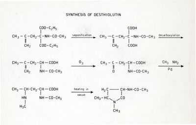 Synthesis of desthiolution