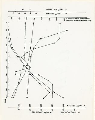 Grafici e formule chimiche del dr. Chain