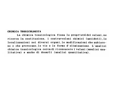 Tabelle, formule chimiche, grafici e messaggi di testo