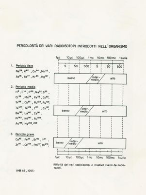 Pericolosità dei vari radioisotopi introdotti nell'organismo