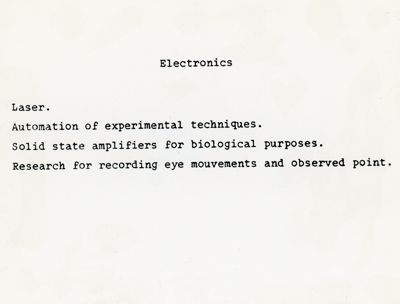 Attività del laboratorio di Elettronica