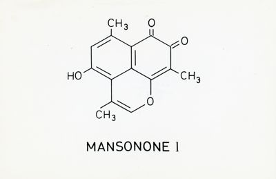 Formula di struttura del Mansonone I