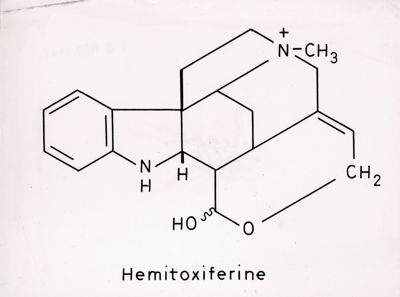 Formula di struttura della Hemitoxiferine