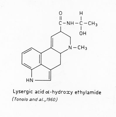 Formula di struttura dell'Acido Lisergico