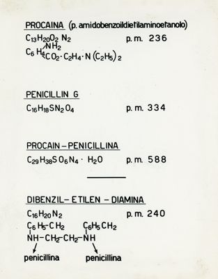 Tav. 95 - Formule chimiche di varie sostanze