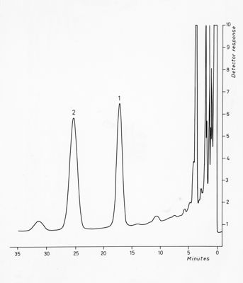 Grafici sulla composizione in aminoacidi del peptide alfa Tp III normale e anomalo