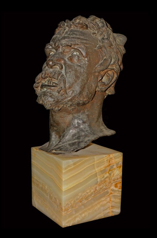 scultura Testa d'uomo