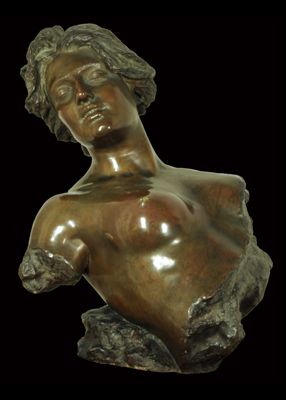 scultura Giovane donna