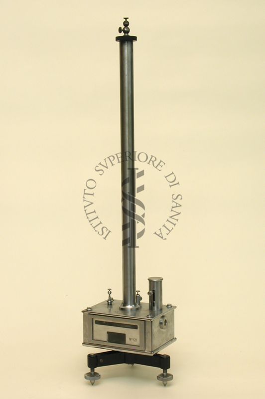 Elettrometro di Lord Kelvin e Dolezalek, a quadranti, a sospensione a filo con specchio