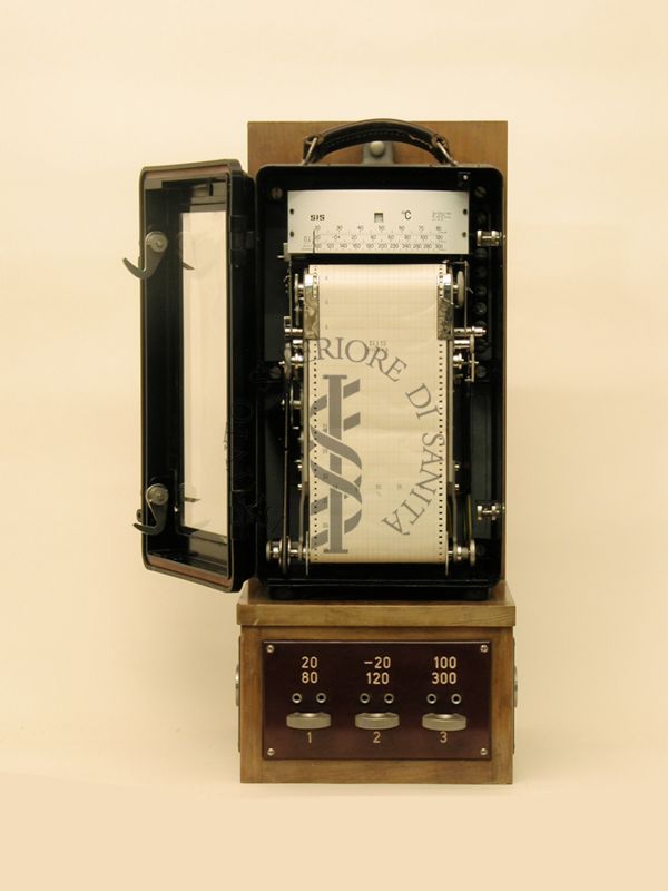 Amperometro registratore per misure di temperatura in °C